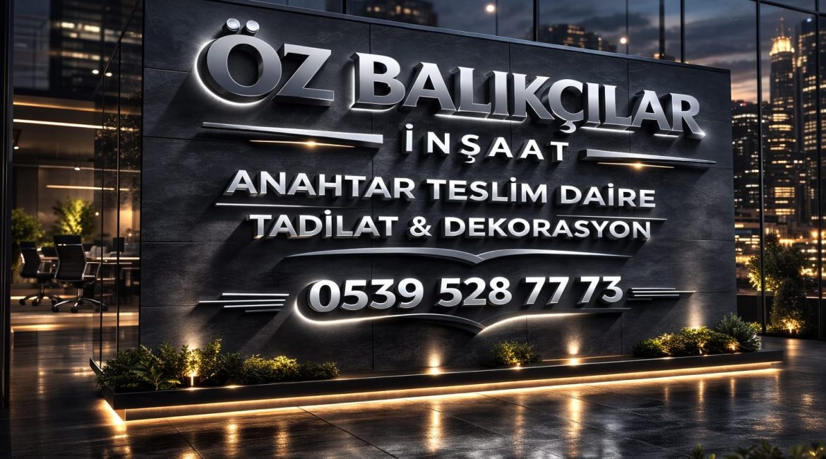 eryaman anahtar teslim tadilat